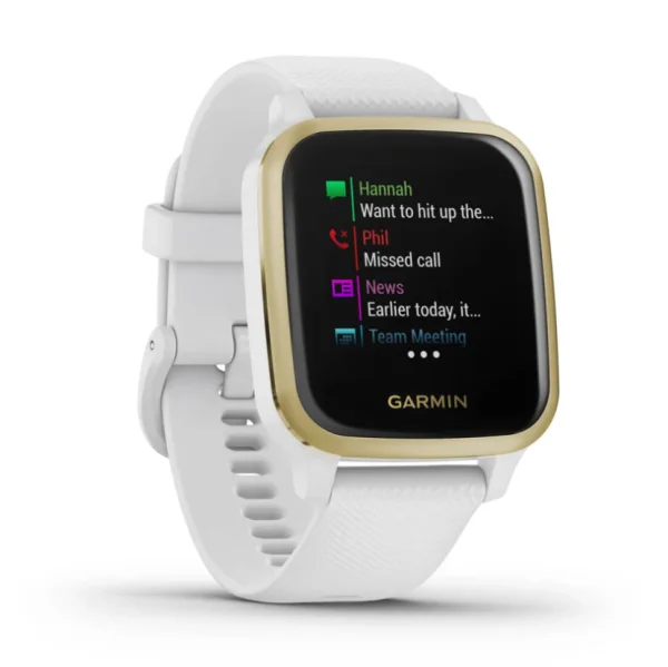 Смарт-годинник Garmin Venu SQ White:Light Gold