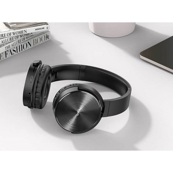 navushnyky bezdrotovi bluetooth hoco dw01 foldable bt5.0 black hoco 2 Навушники бездротові Bluetooth HOCO DW01 Foldable BT5.0 Black