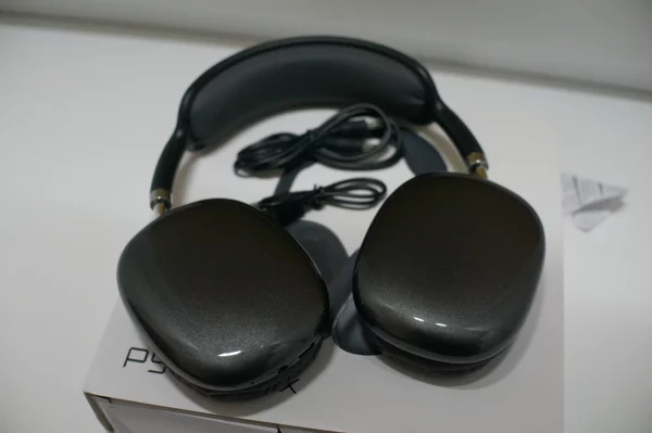 P9 pro max навушники бездротові Bluetooth 5.3 Гарнітура Type-C microSD MP3 Чорні