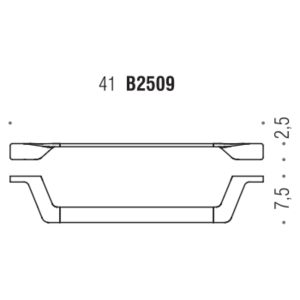 Colombo B2509 Alize Вішалка хром