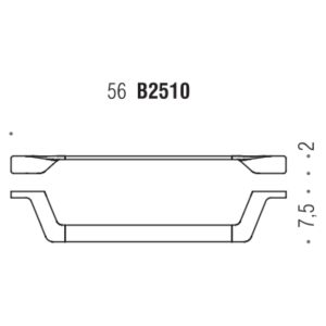 Colombo B2510 Alize Вішалка хром