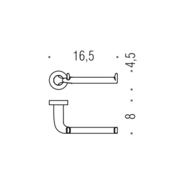 Colombo B2708 Basic Паперотримач хром