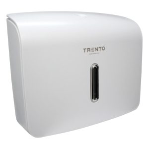 Роздавальник складаних паперових рушників Trento Figuro, ABS-пластик, білий