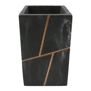 Склянка Trento InkStone, чорний мармур, полігума