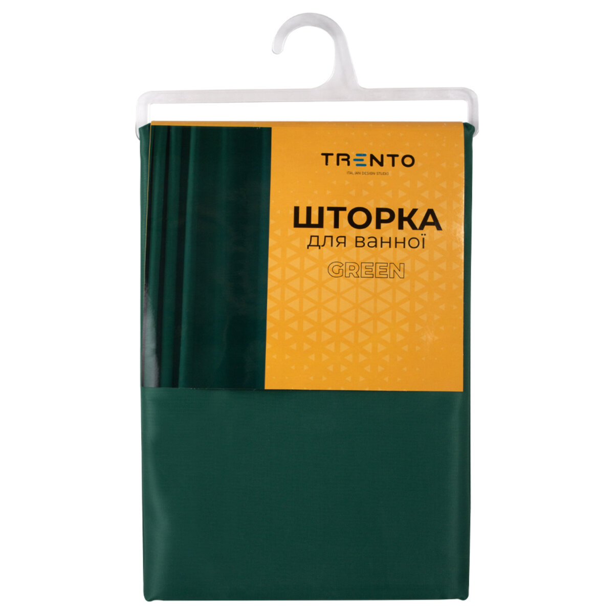 Шторка для ванної Trento Green, 200х200, зелений 4 Шторка для ванної Trento Green, 200х200, зелений - Зображення 4