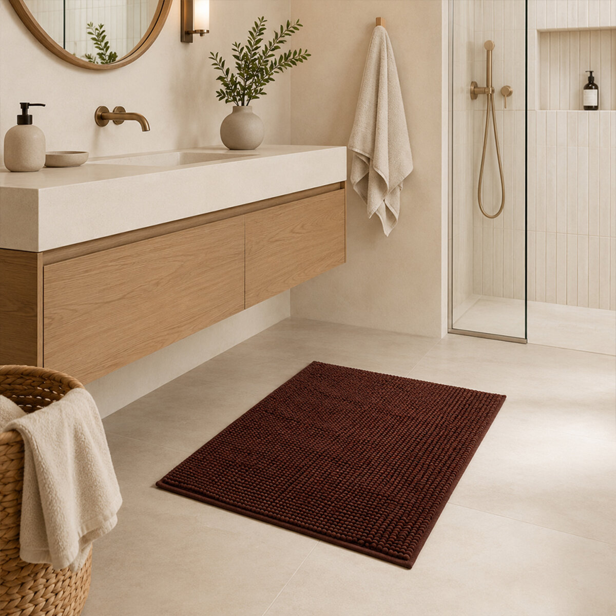 Килимок Арт 366 шоколад 50*80 Trento 6 Килимок Арт 366 шоколад 50*80 Trento - Зображення 6