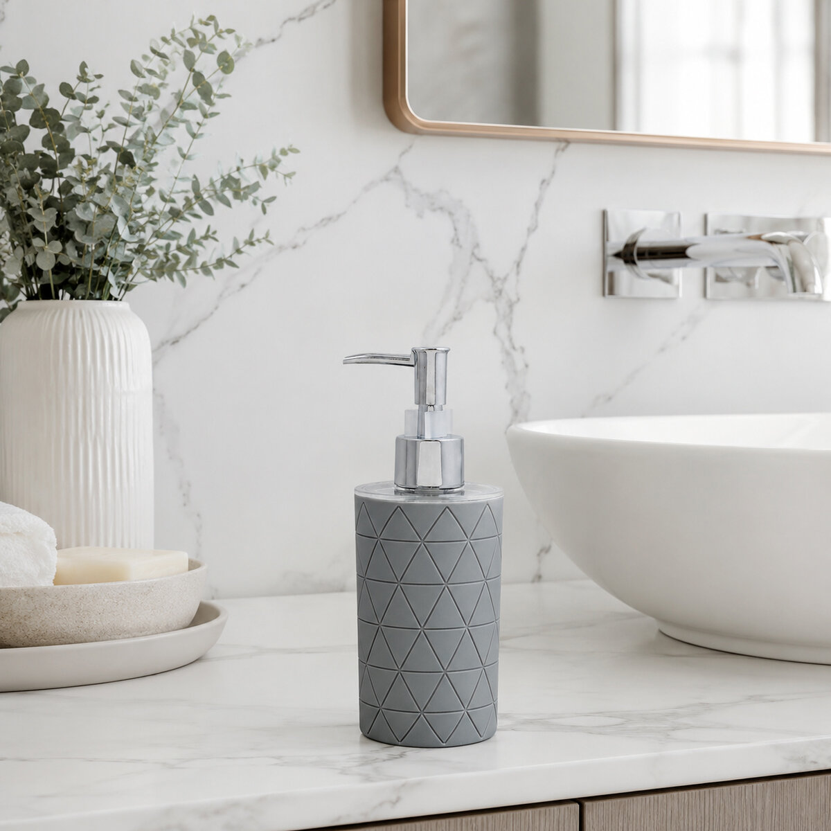 Trento Piramide grey Дозатор 3 Trento Piramide grey Дозатор - Зображення 3