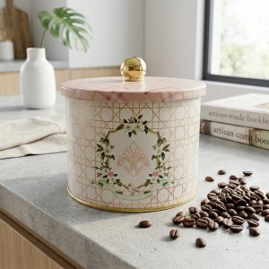 Ємність для зберігання Rosy, рожевий, 14*10 см, кругла