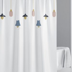 Шторка для ванної або душу Trento Light, 180х200, білий