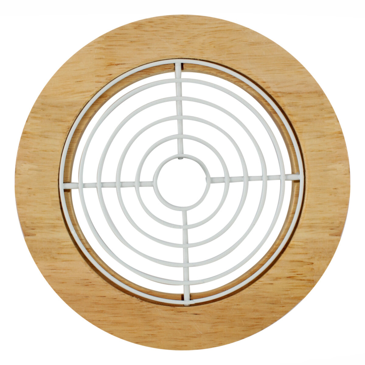 Підставка під гаряче Arino Bamboo, білий, кругла, 18*18*1,2 см, сталь/бамбук 3 Підставка під гаряче Arino Bamboo, білий, кругла, 18*18*1,2 см, сталь/бамбук - Зображення 3