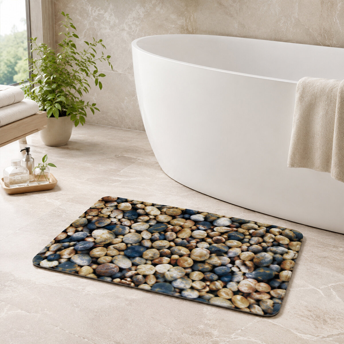 Килимок для ванни Trento Pure Stone 3 Килимок для ванни Trento Pure Stone - Зображення 3
