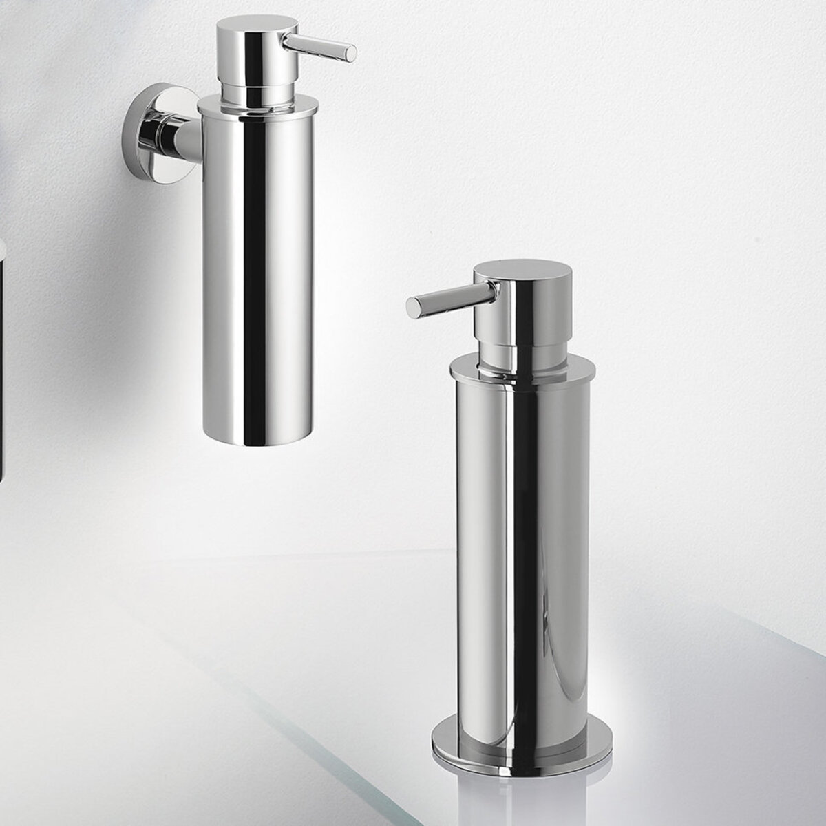Colombo W4981 Plus Дозатор рідкого мила підвісний zirconium stainless-steel HPS 2 Colombo W4981 Plus Дозатор рідкого мила підвісний zirconium stainless-steel HPS - Зображення 2