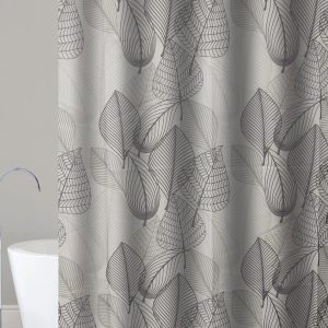 Шторка для ванної або душу Trento Leaves, 180х200, бежевий